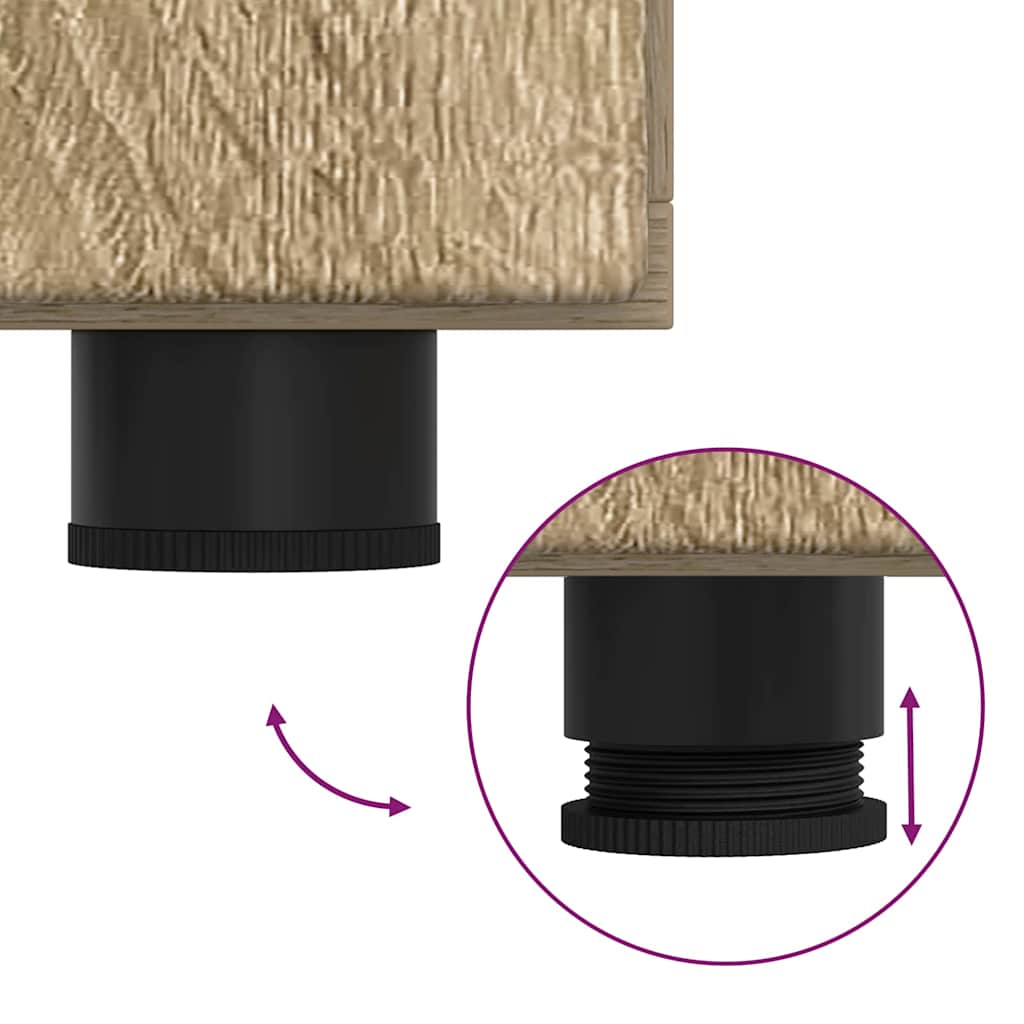 Sideboard Sonoma oak 55.5 x 29 x 100 cm Engineered wood